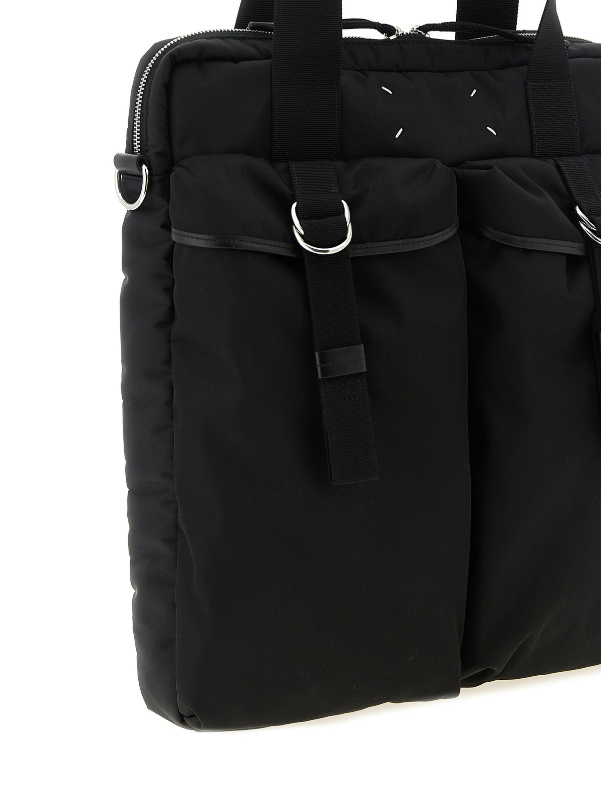 Black Polyamide Tote Bag