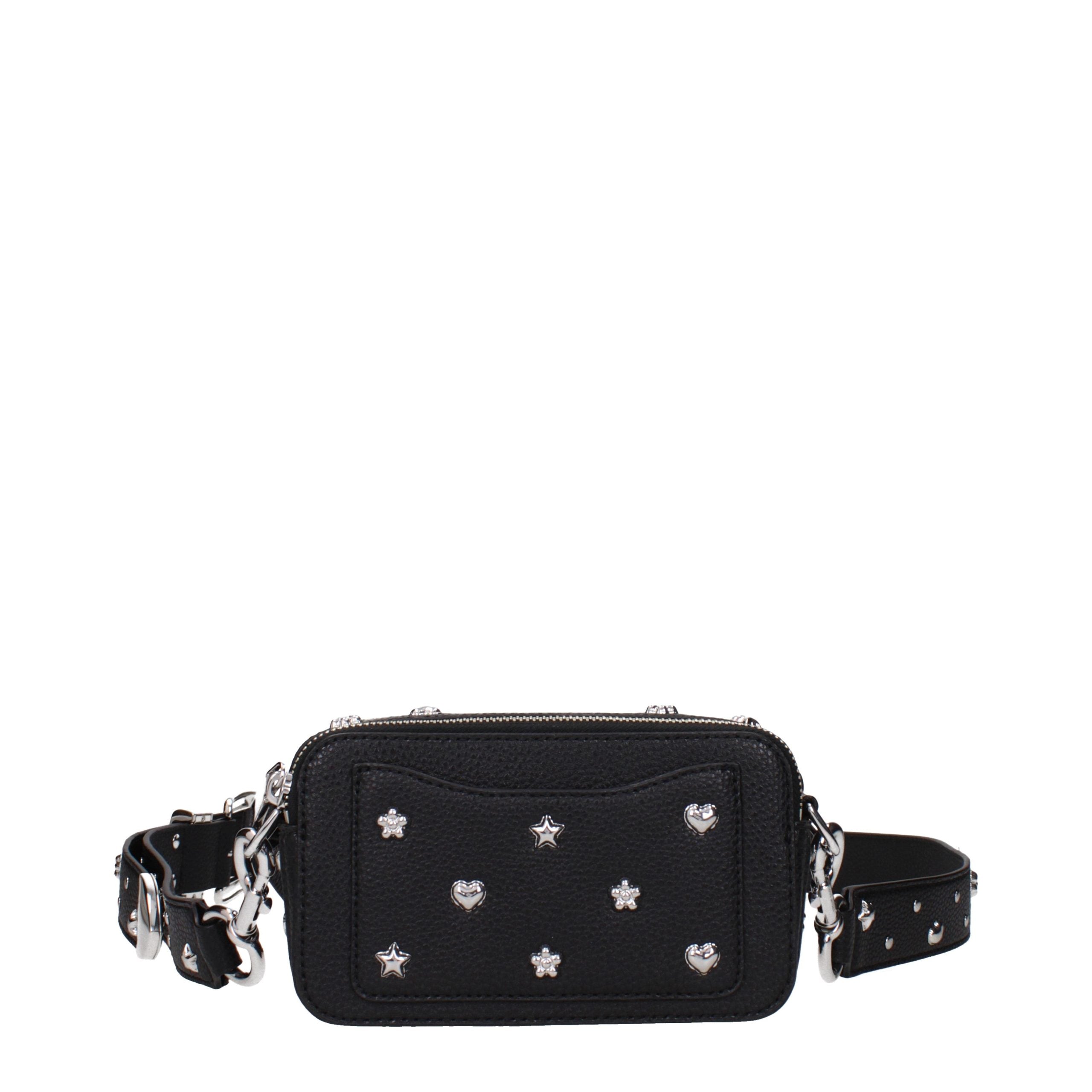 Black Leather Crossbody Bag