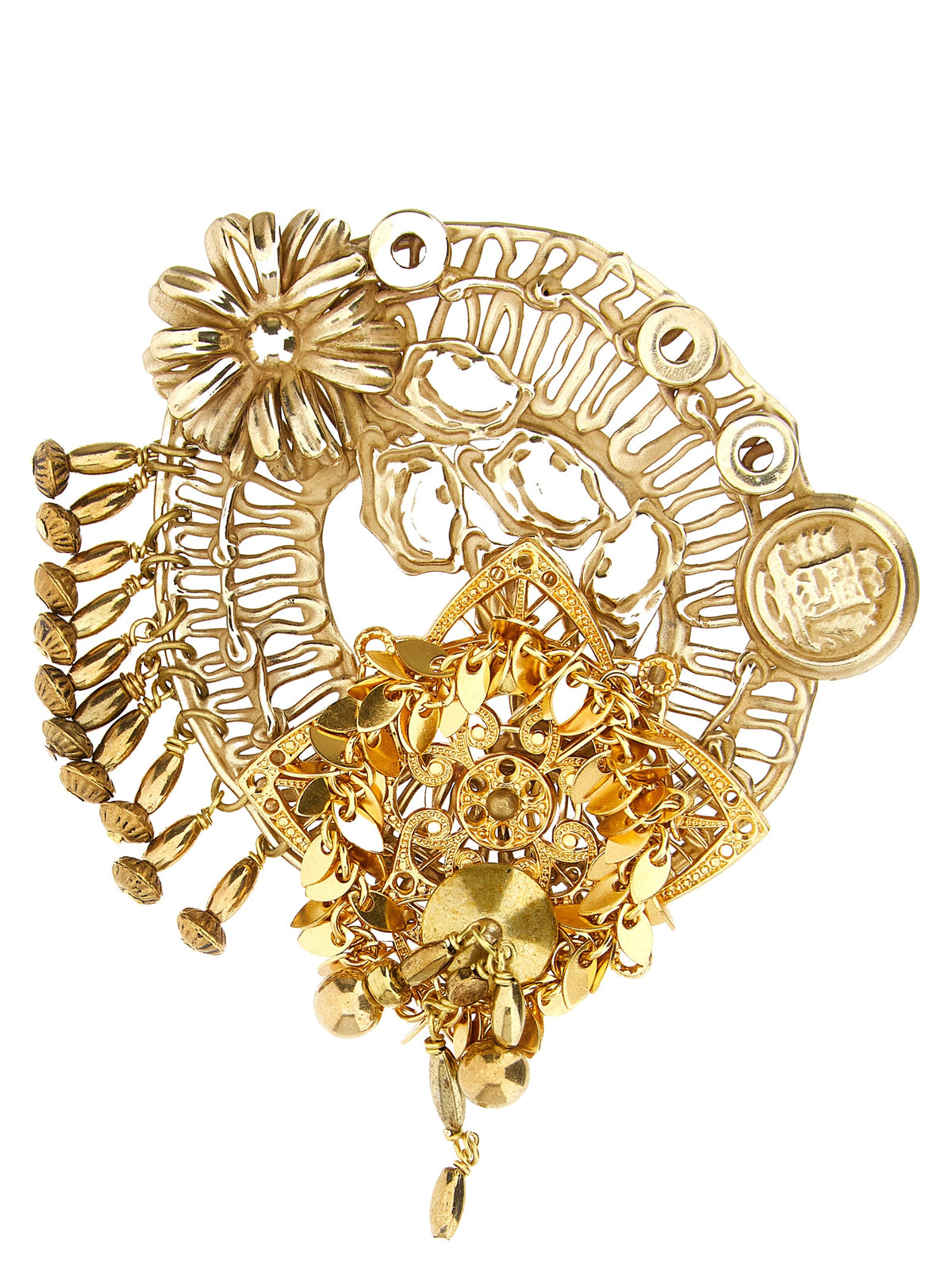 Gold Brass Broch