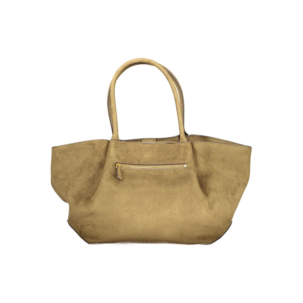 Green Polyester Women's Bag