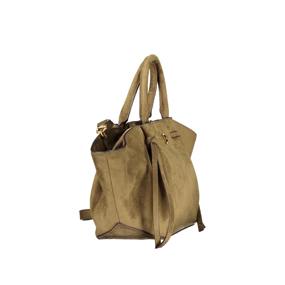 Green Polyester Women's Bag