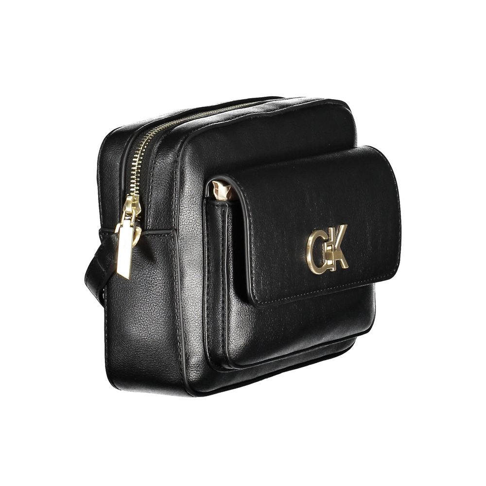 Black Recycled Polyester Women Handbag