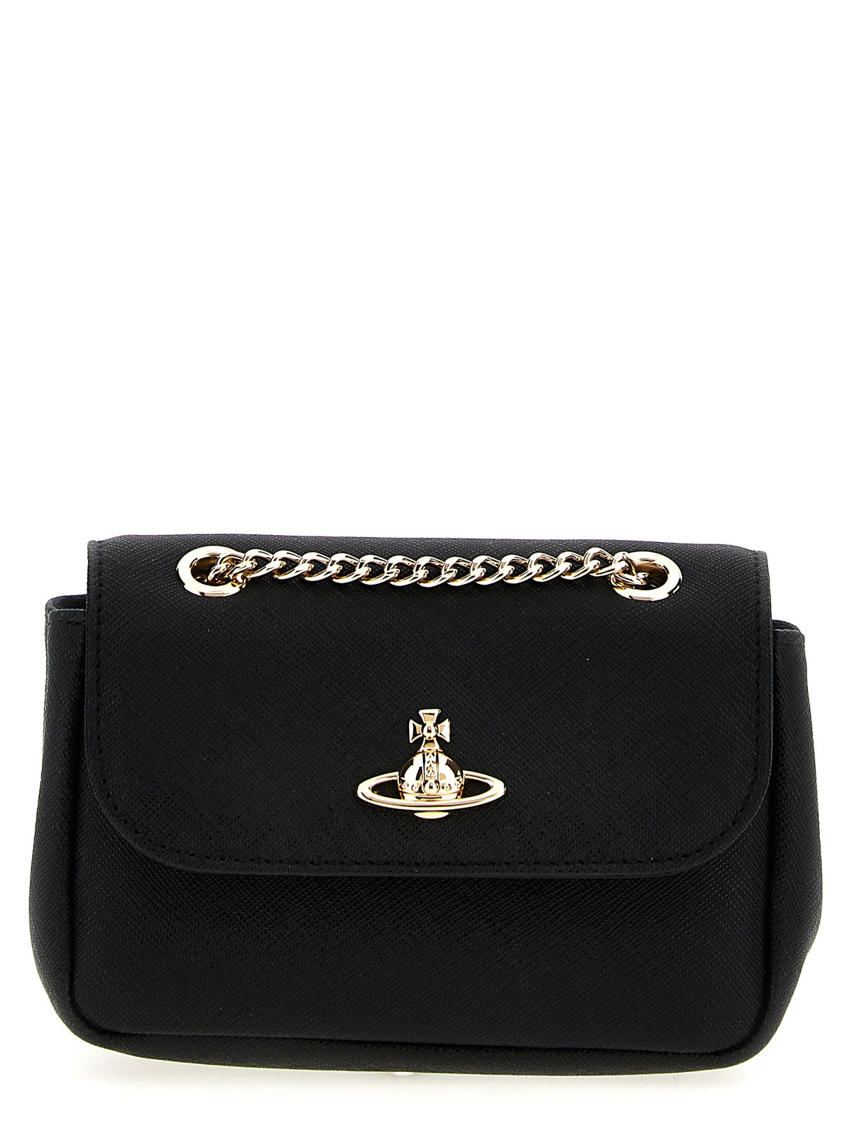 Black Cowhide Crossbody Bag