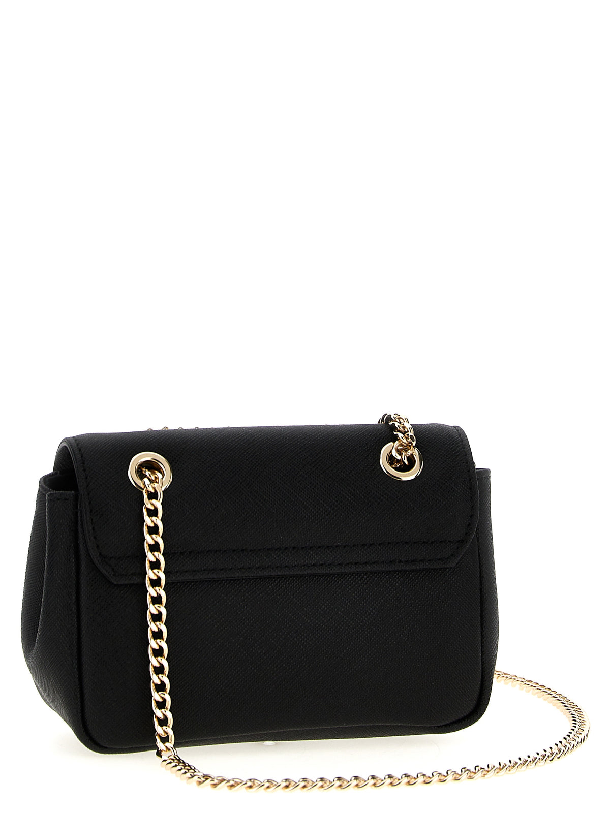 Black Cowhide Crossbody Bag