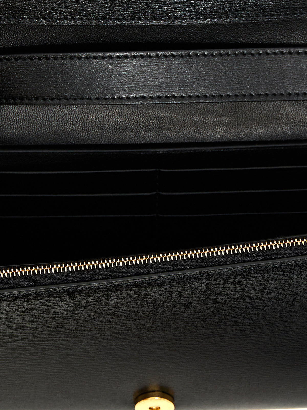 Black Leather Crossbody Bag
