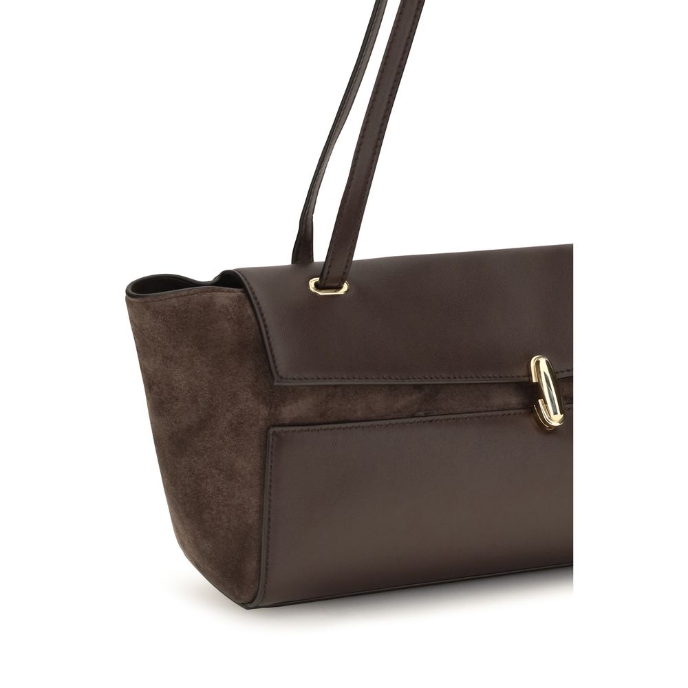 Brown Calf Leather Bos Taurus Shoulder Bag