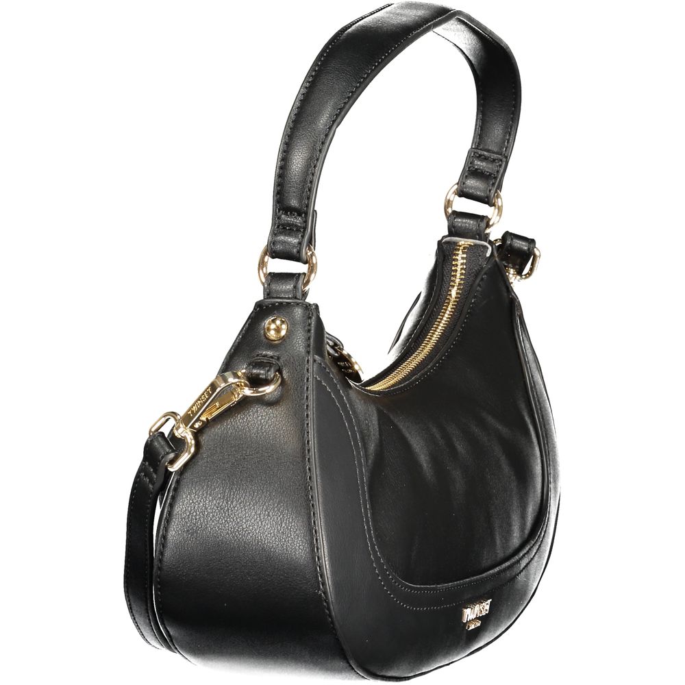 Black Polyurethane Womens Bag