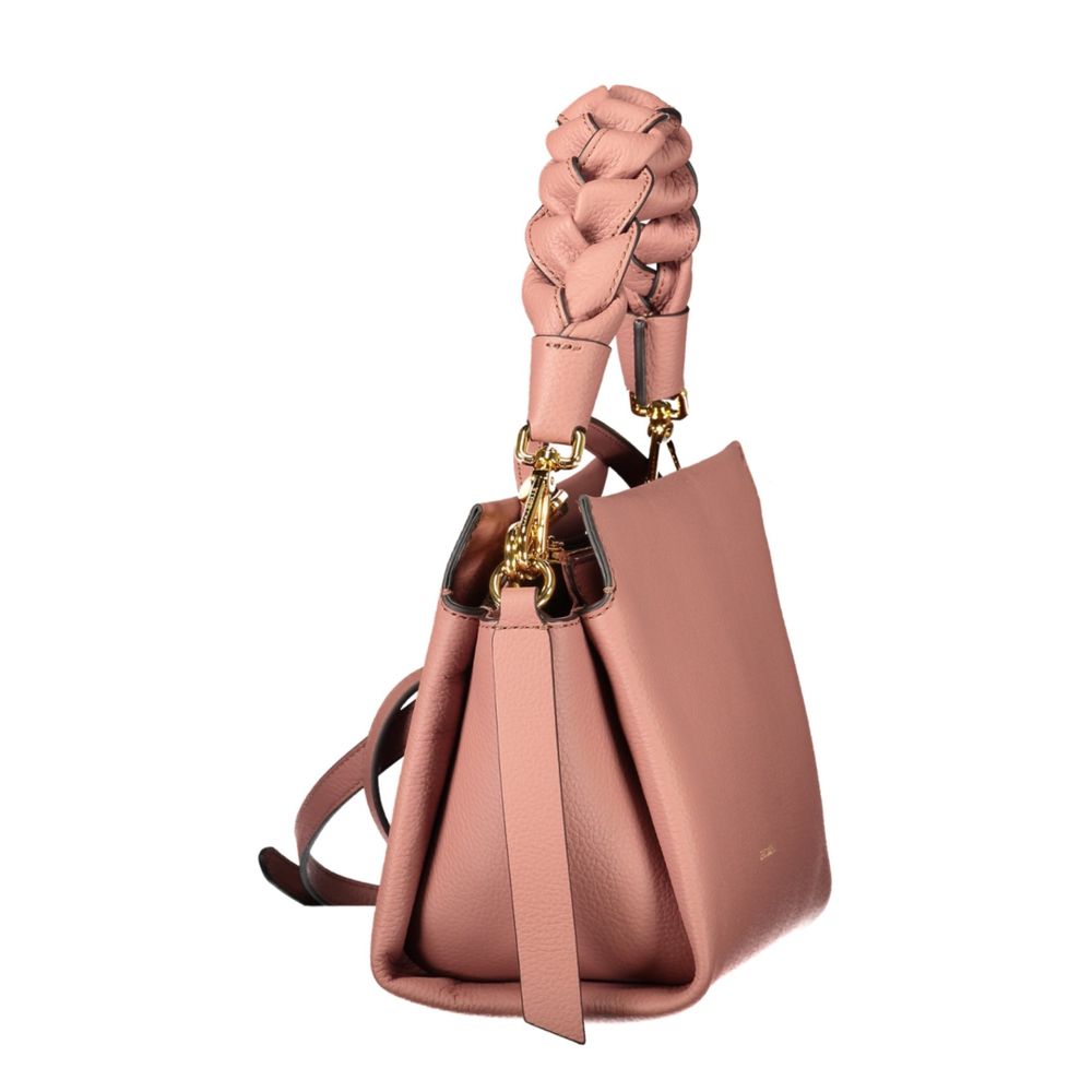 Pink Leather Handbag