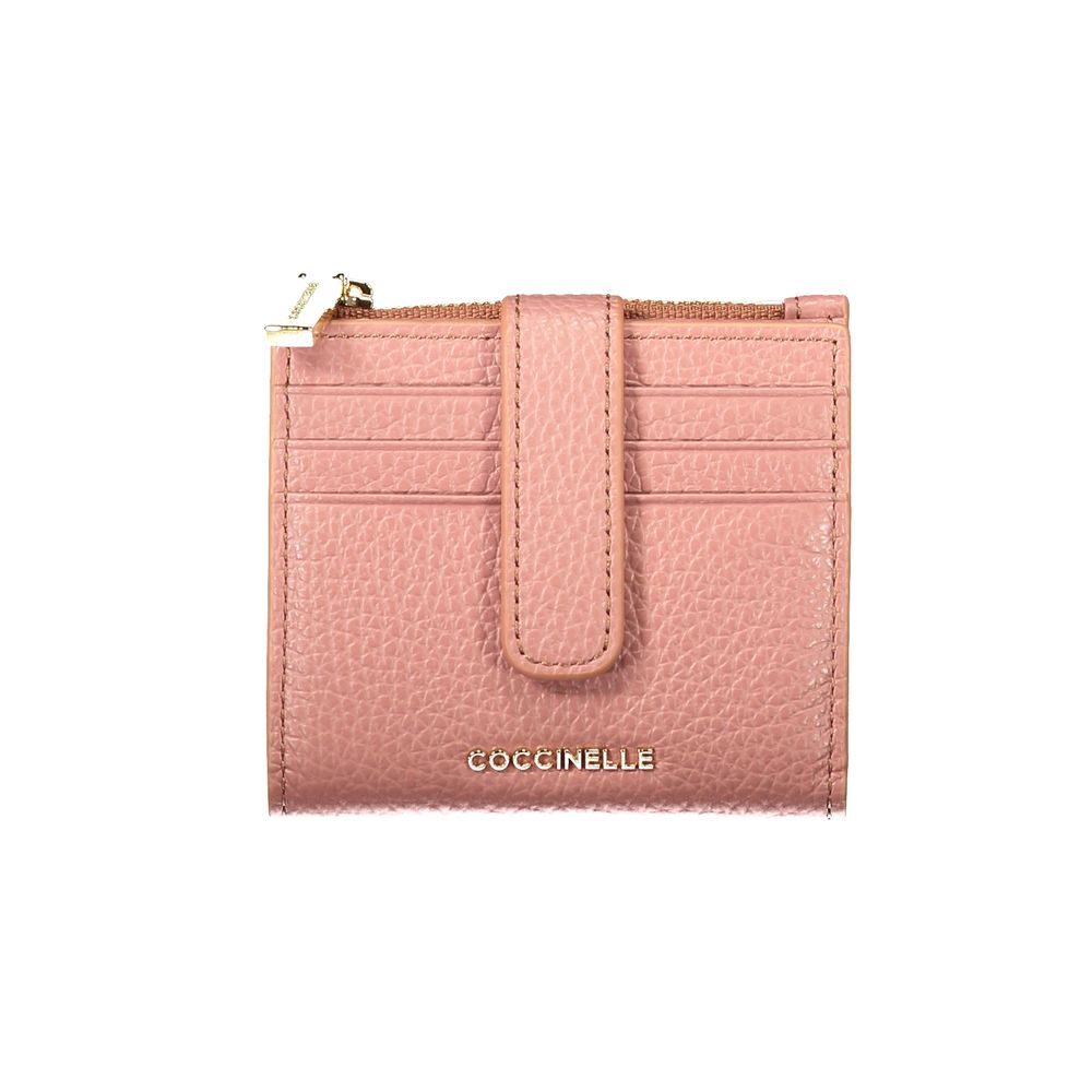 Pink Leather Women's Wallet