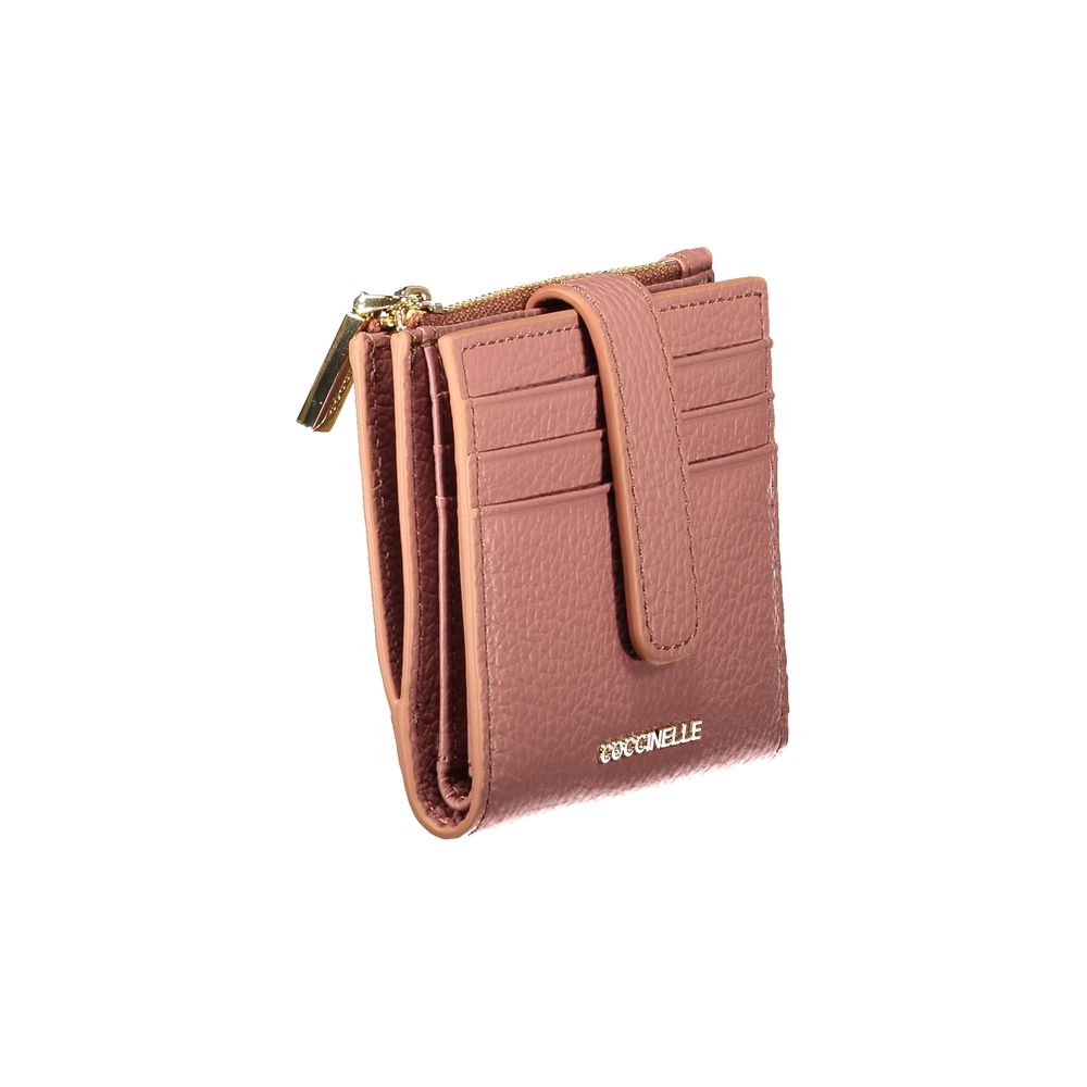 Pink Leather Women's Wallet