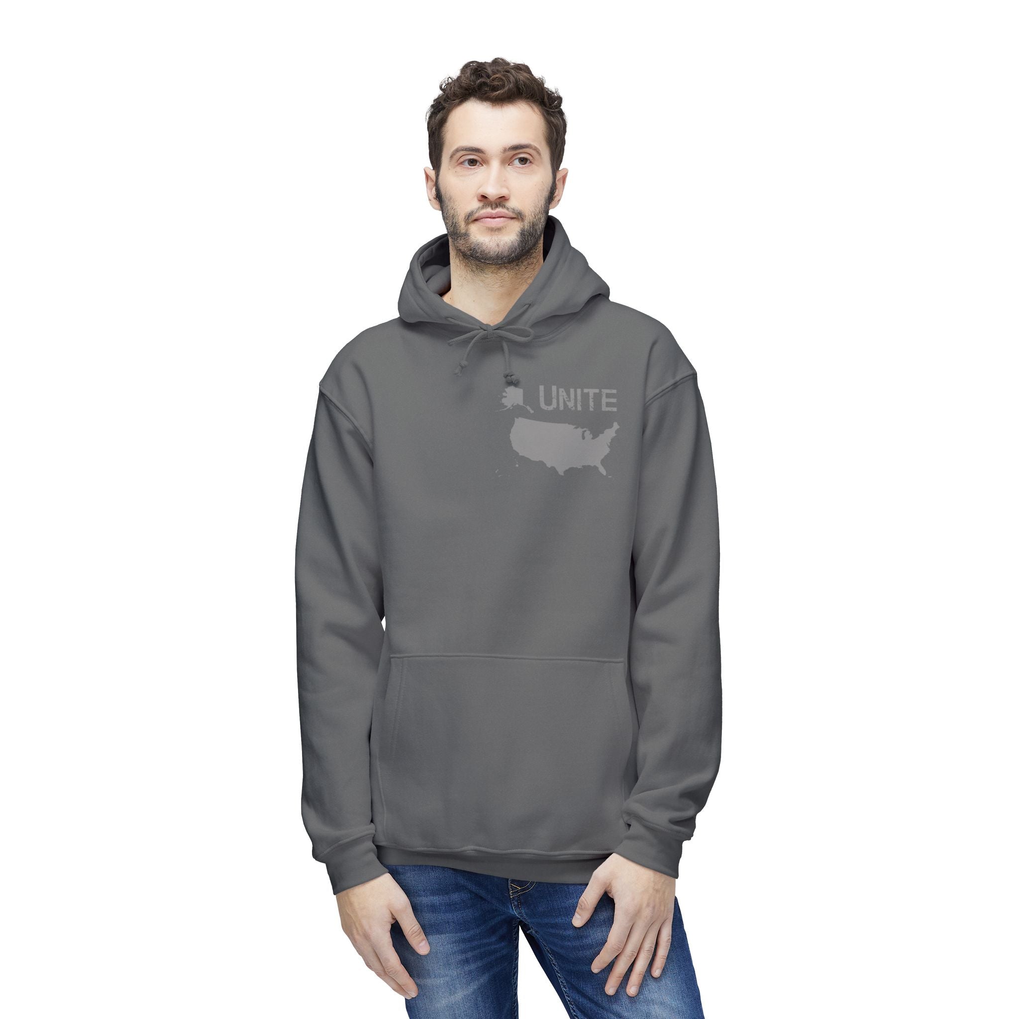 UNITE - USA 3 (LG) - Unisex Hooded Sweatshirt