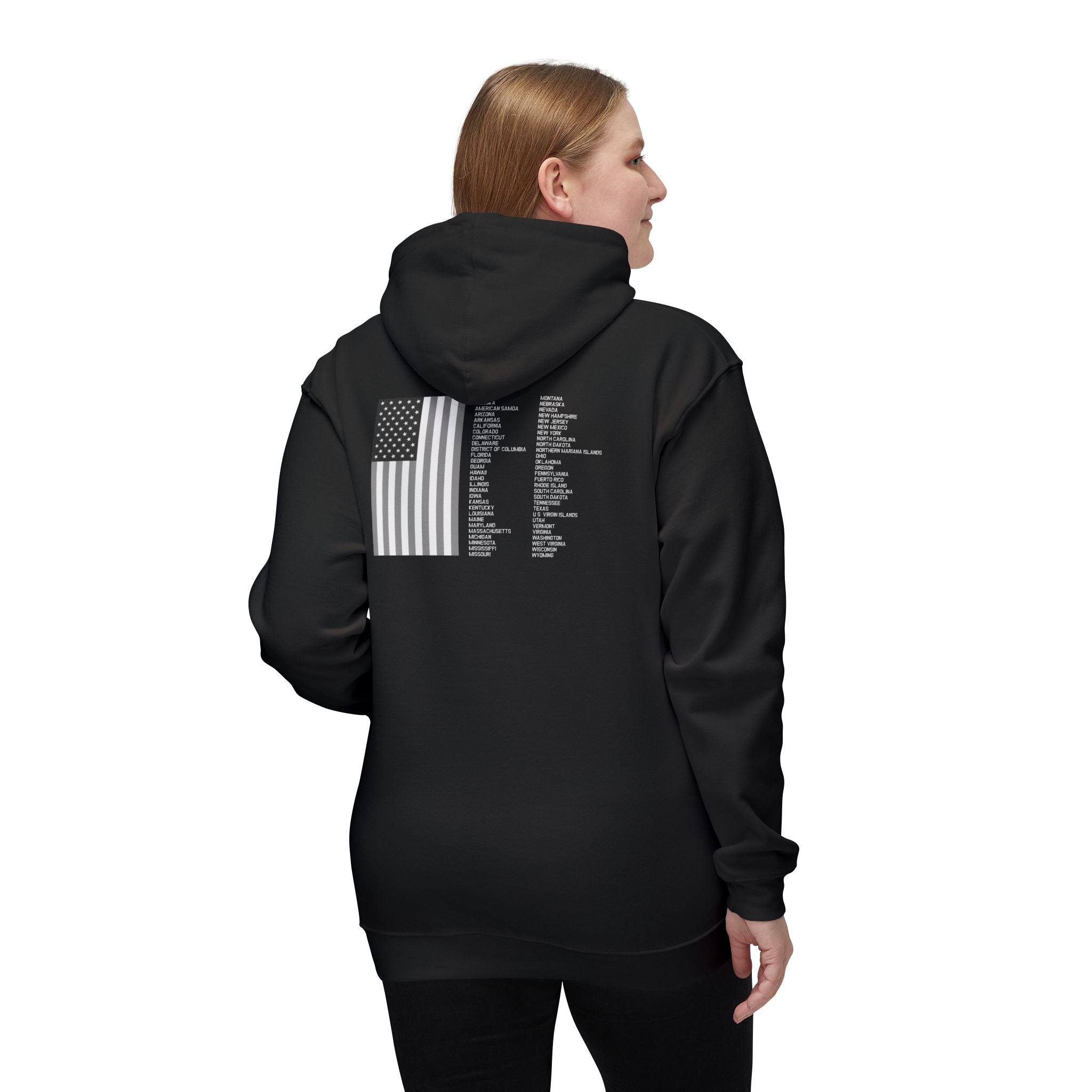 UNITE - USA 3 (LG) - Unisex Hooded Sweatshirt