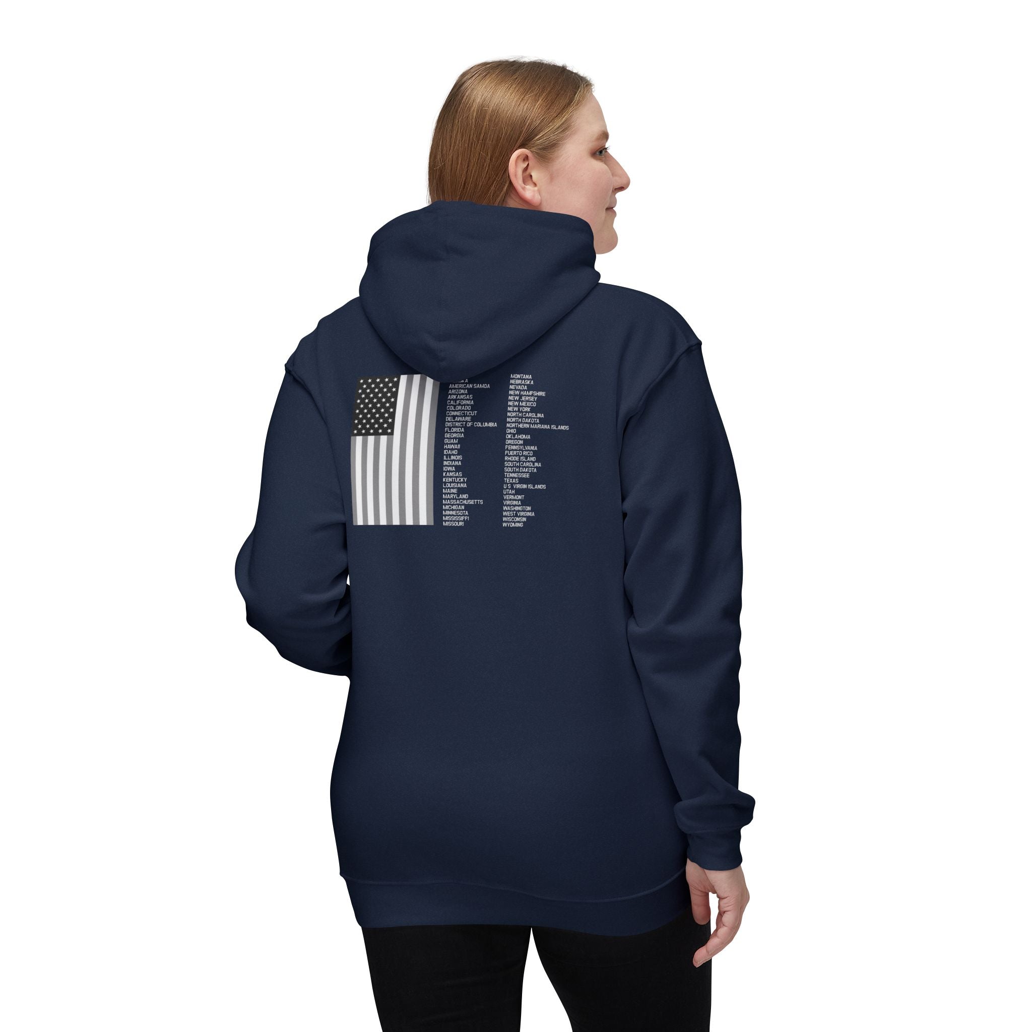 UNITE - USA 3 (LG) - Unisex Hooded Sweatshirt