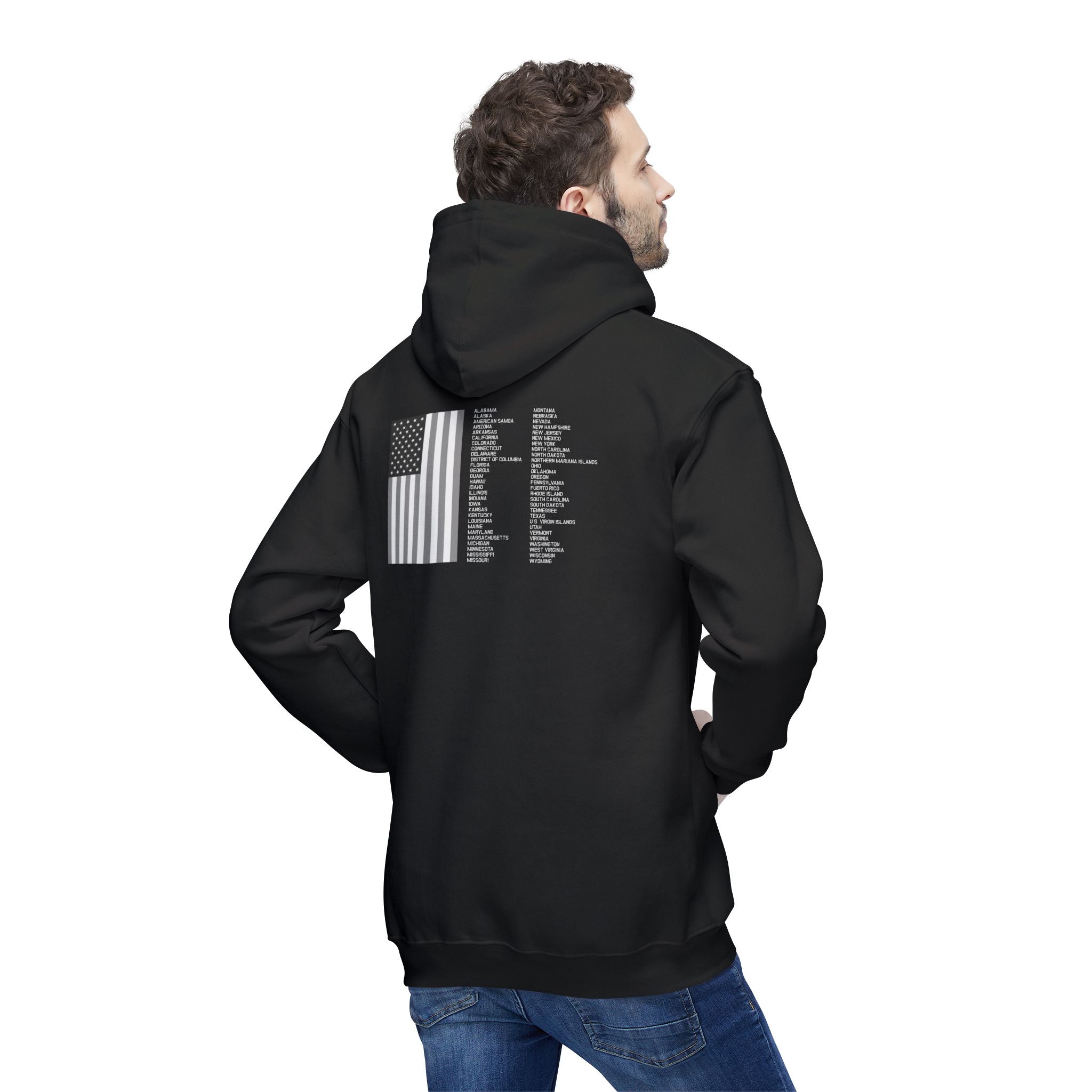 UNITE - USA 3 (LG) - Unisex Hooded Sweatshirt