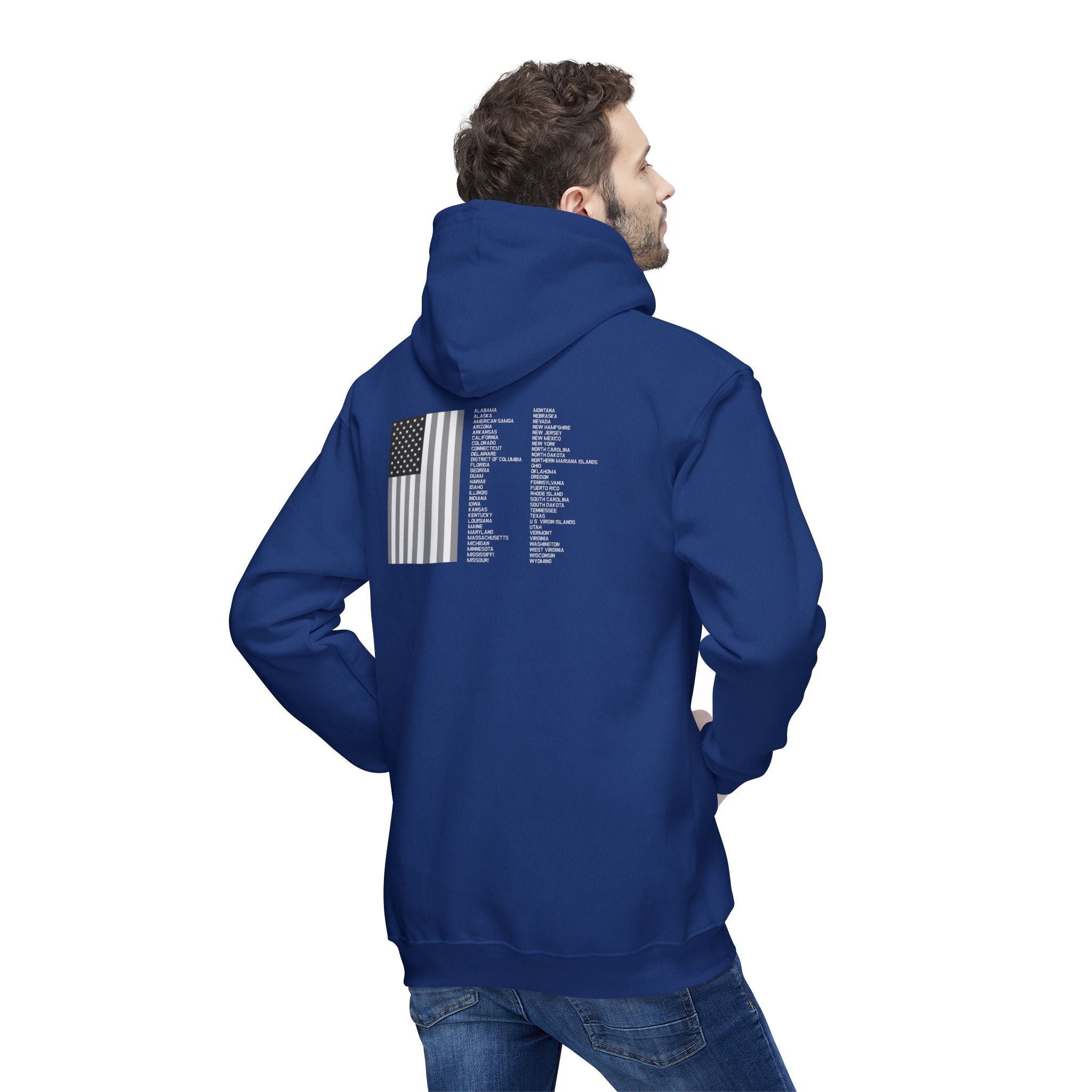 UNITE - USA 3 (LG) - Unisex Hooded Sweatshirt