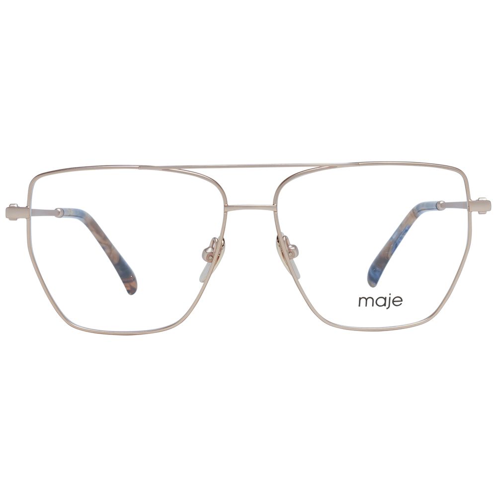 Gold Women Glasses Frame