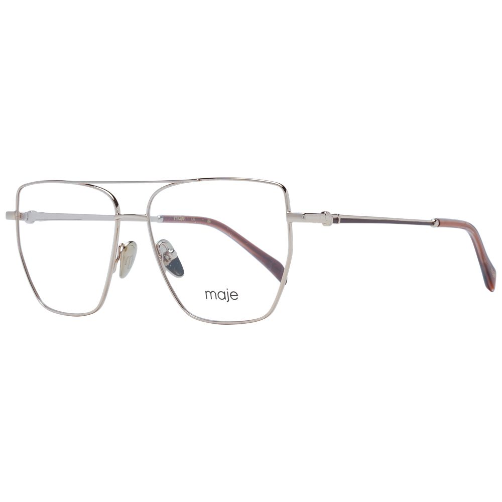 Gold Women Glasses Frame