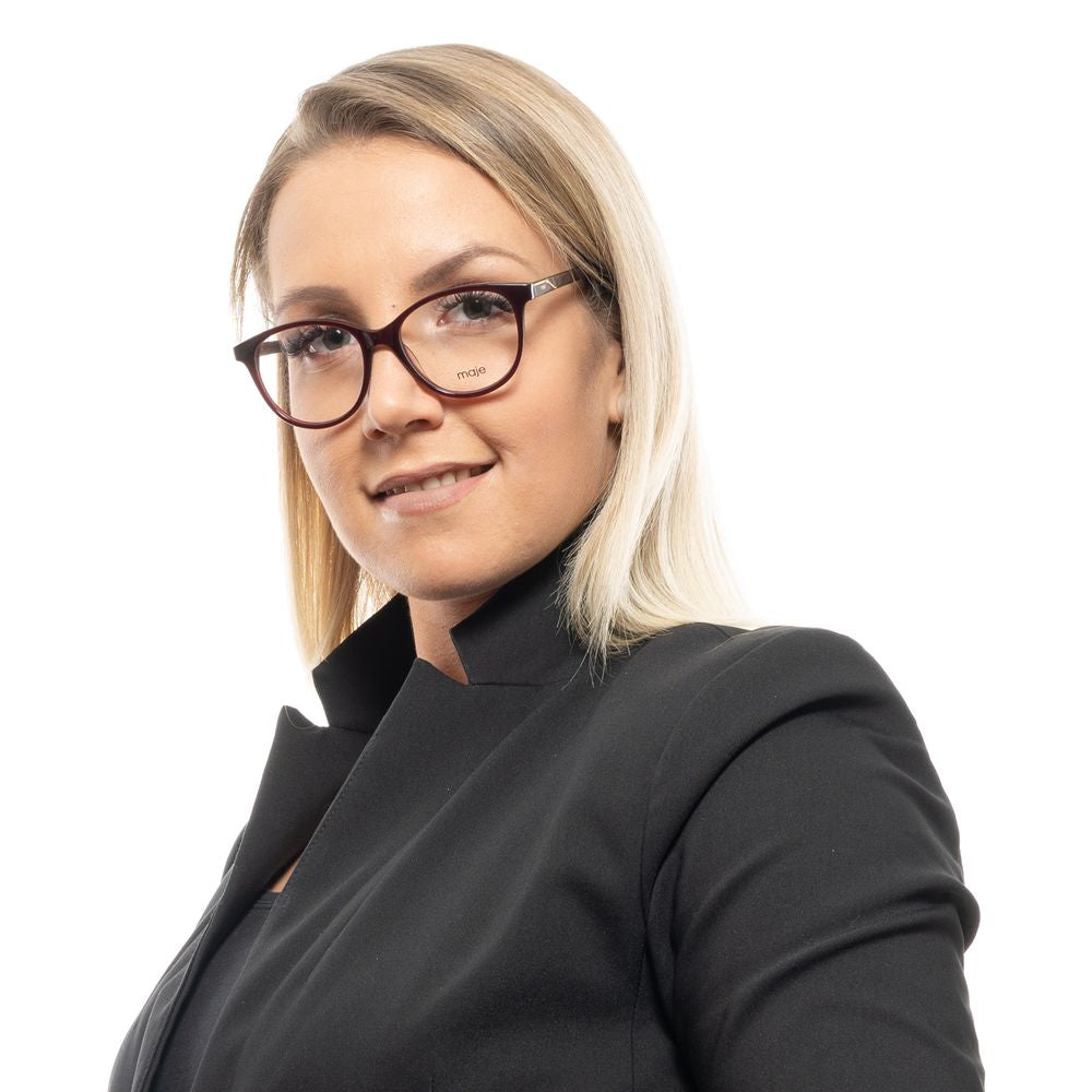 Burgundy Women Glasses Frame