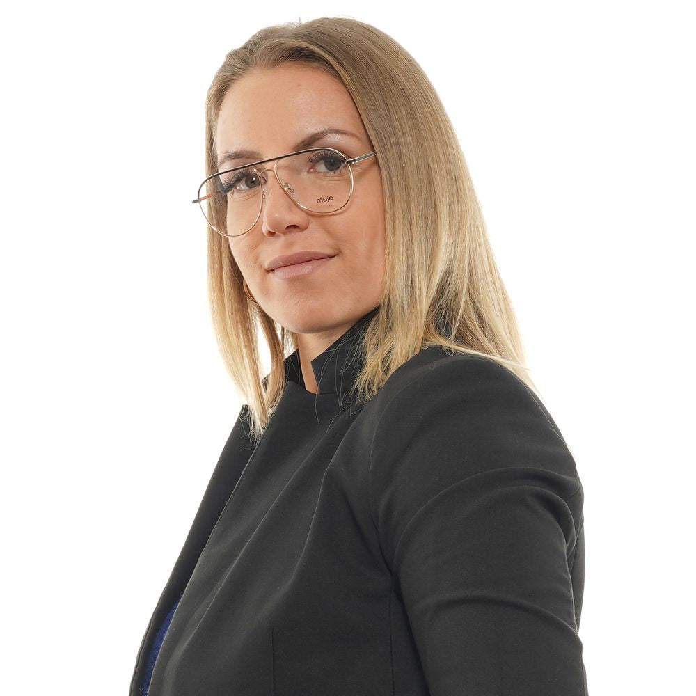 Gold Women Glasses Frame