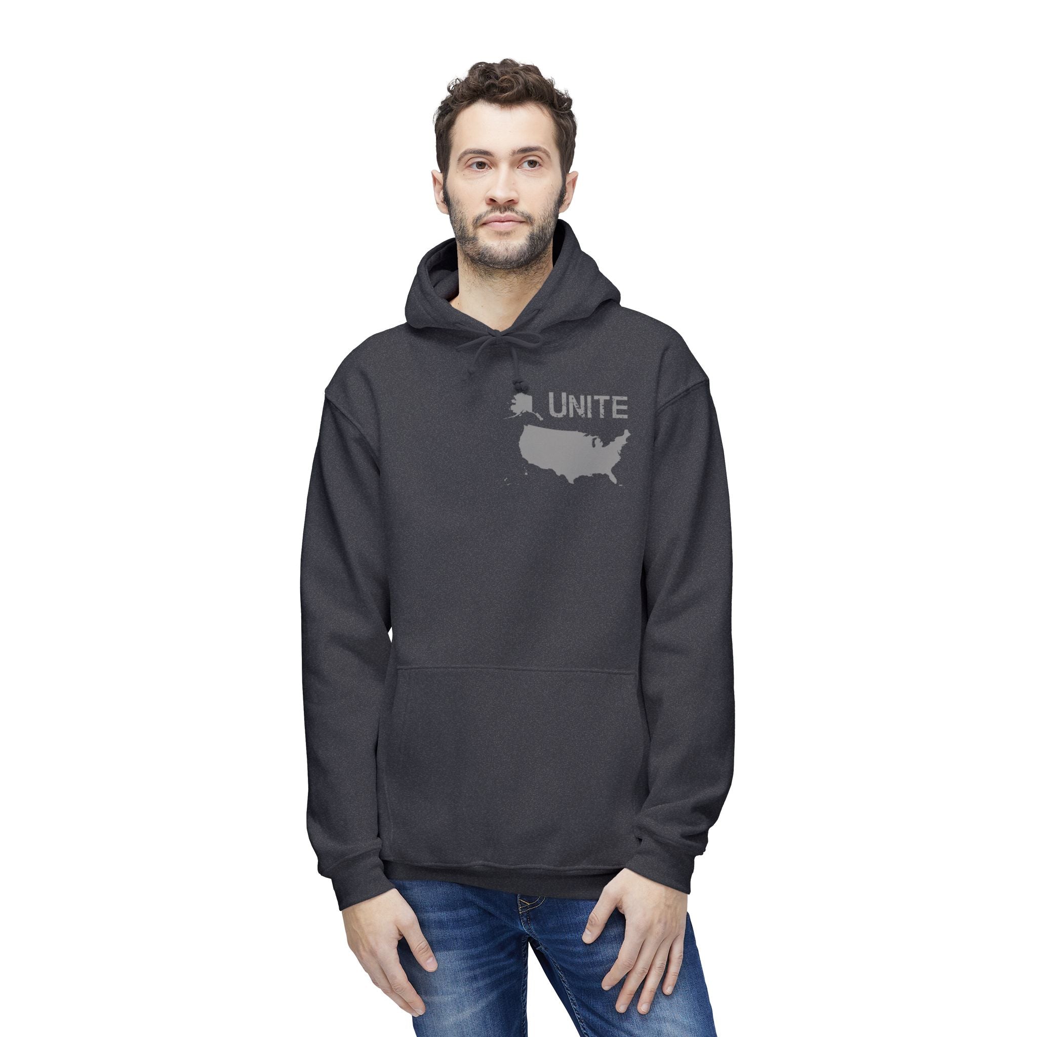 UNITE - USA 3 (LG) - Unisex Hooded Sweatshirt