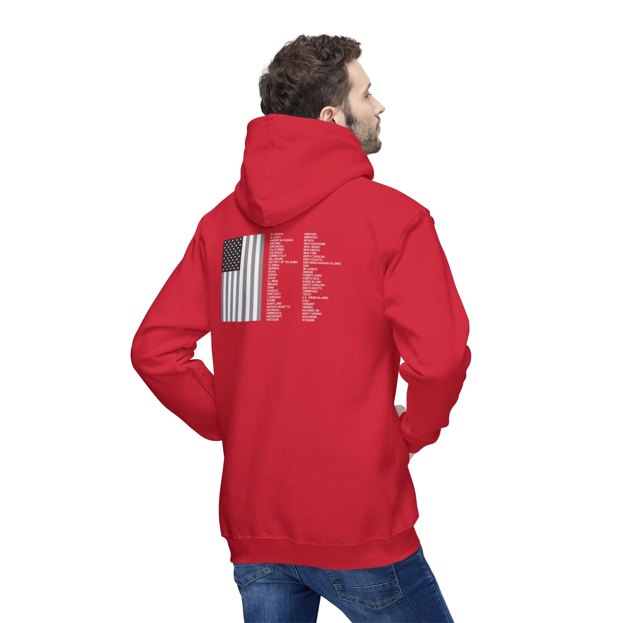 UNITE - USA 3 (LG) - Unisex Hooded Sweatshirt