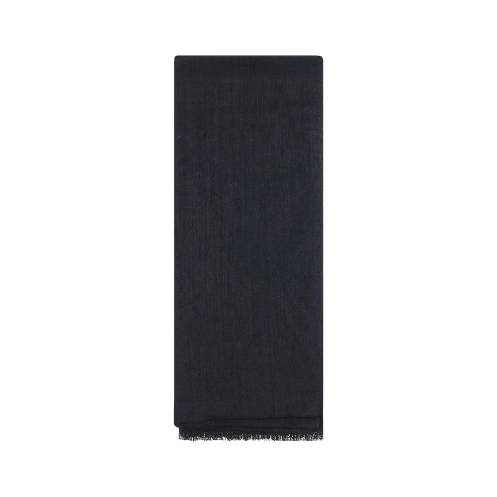 Black Cashmere Scarf