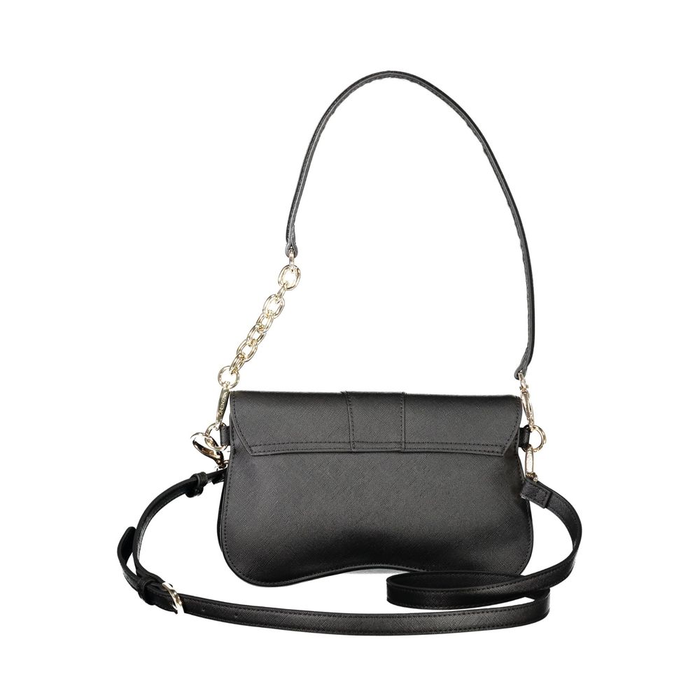Black Polyurethane Women's Bag
