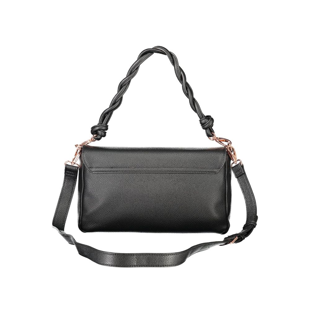 Nero Polyurethane Women Handbag