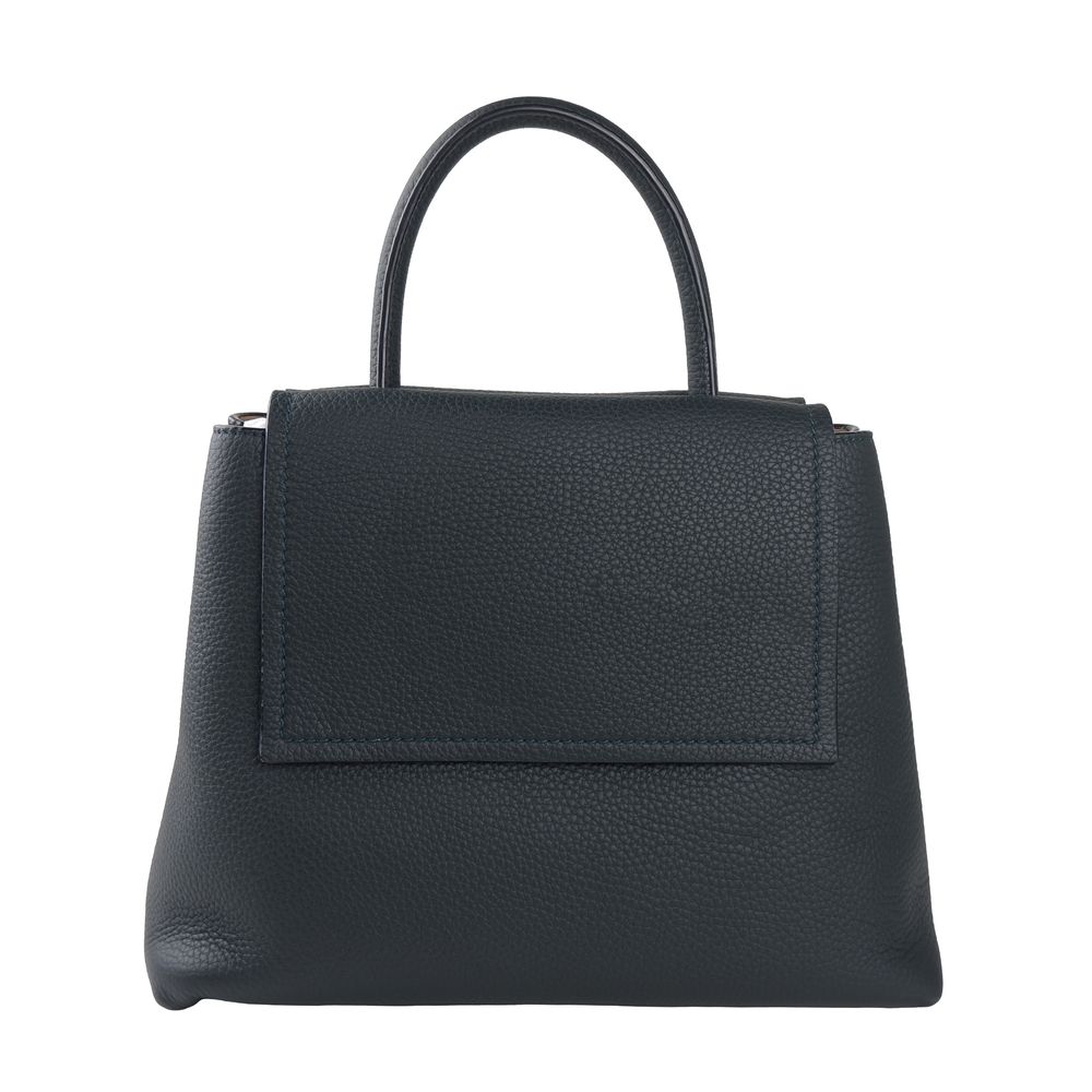 Blue Leather Handbag