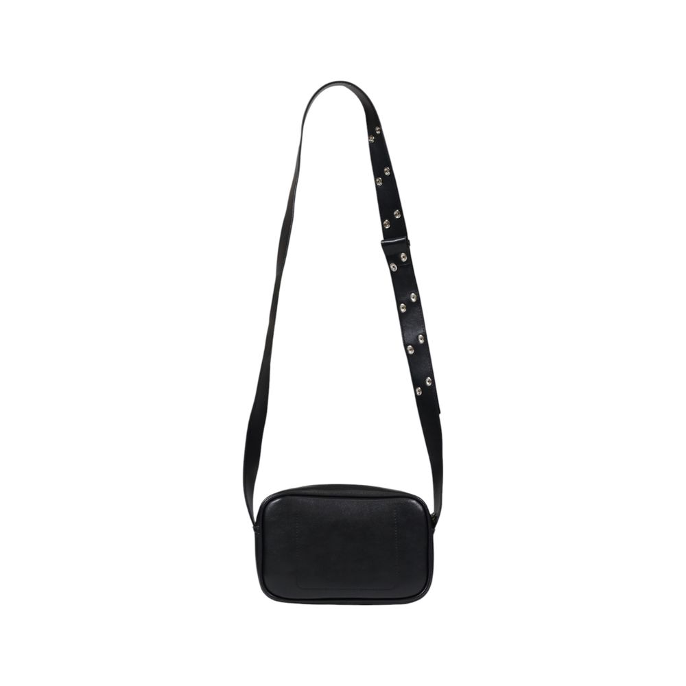Black Polyester Handbag