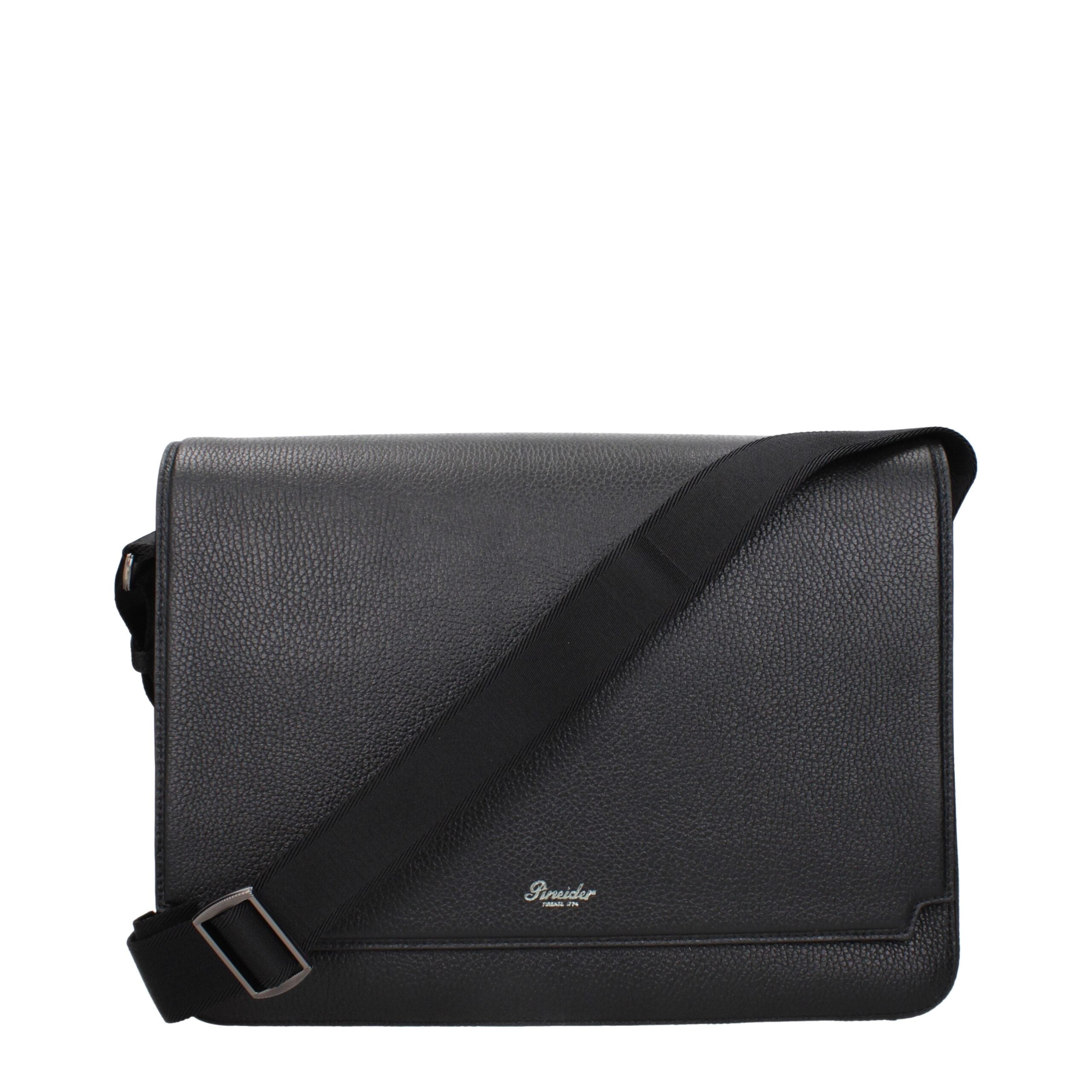 Black Leather Crossbody Bag