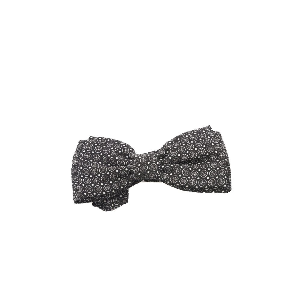 Black Silk Men's Bowtie