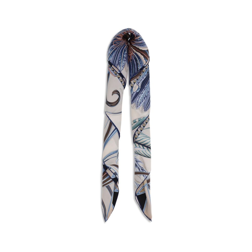 Giada Print Silk Scarf