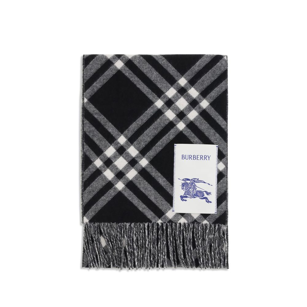 Check Cashmere Scarf