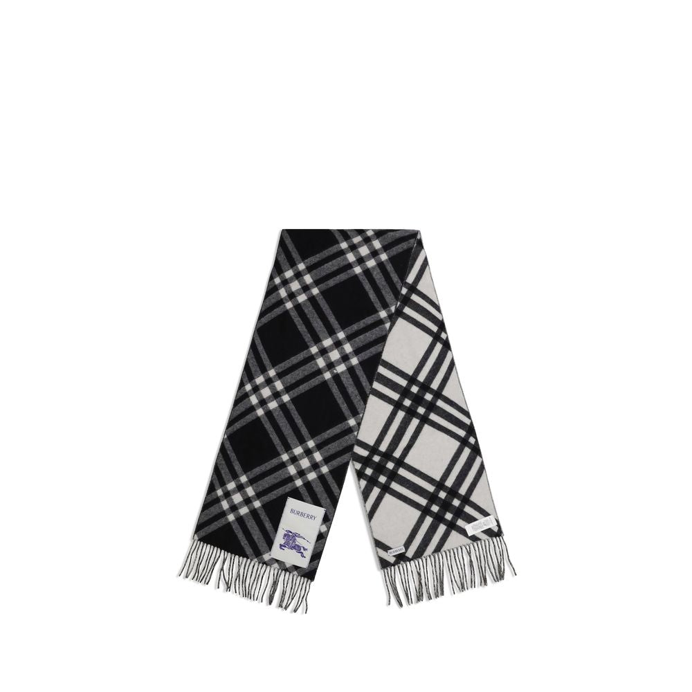 Check Cashmere Scarf
