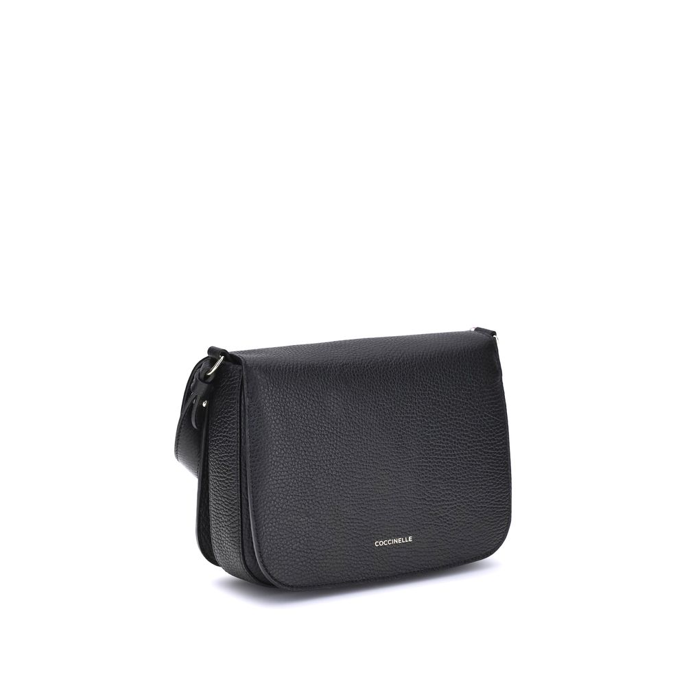 Black Calf Leather Bos Taurus Shoulder Bag