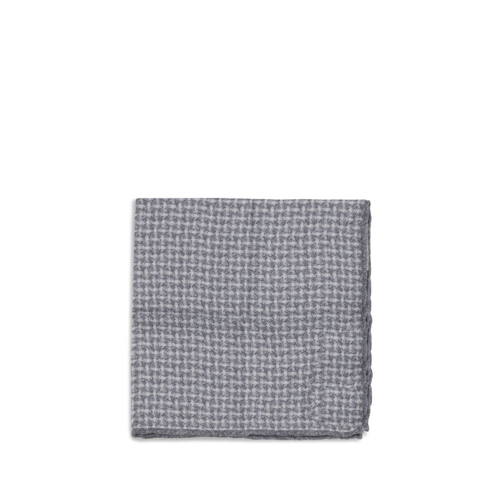Silk Pocket Square with woven design
