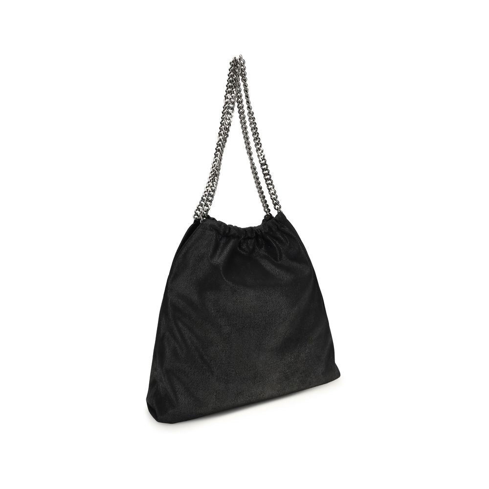 Black Polyester Shoulder Bag