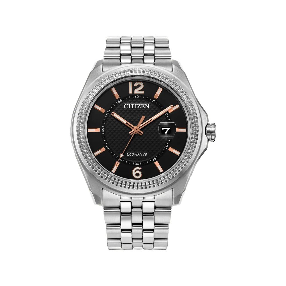 Gray Stainless Steel Dress Watch
