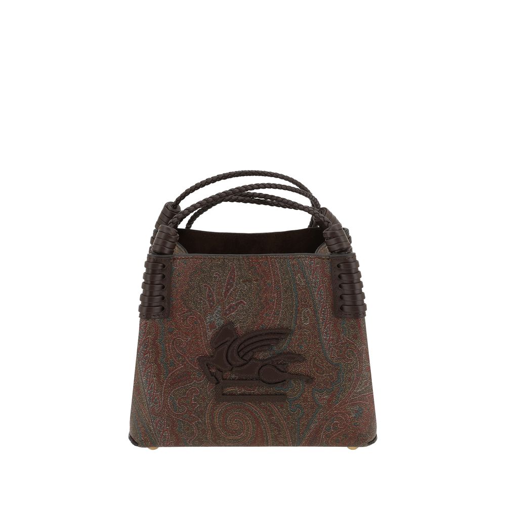 Brown Fabric Shoulder Bag
