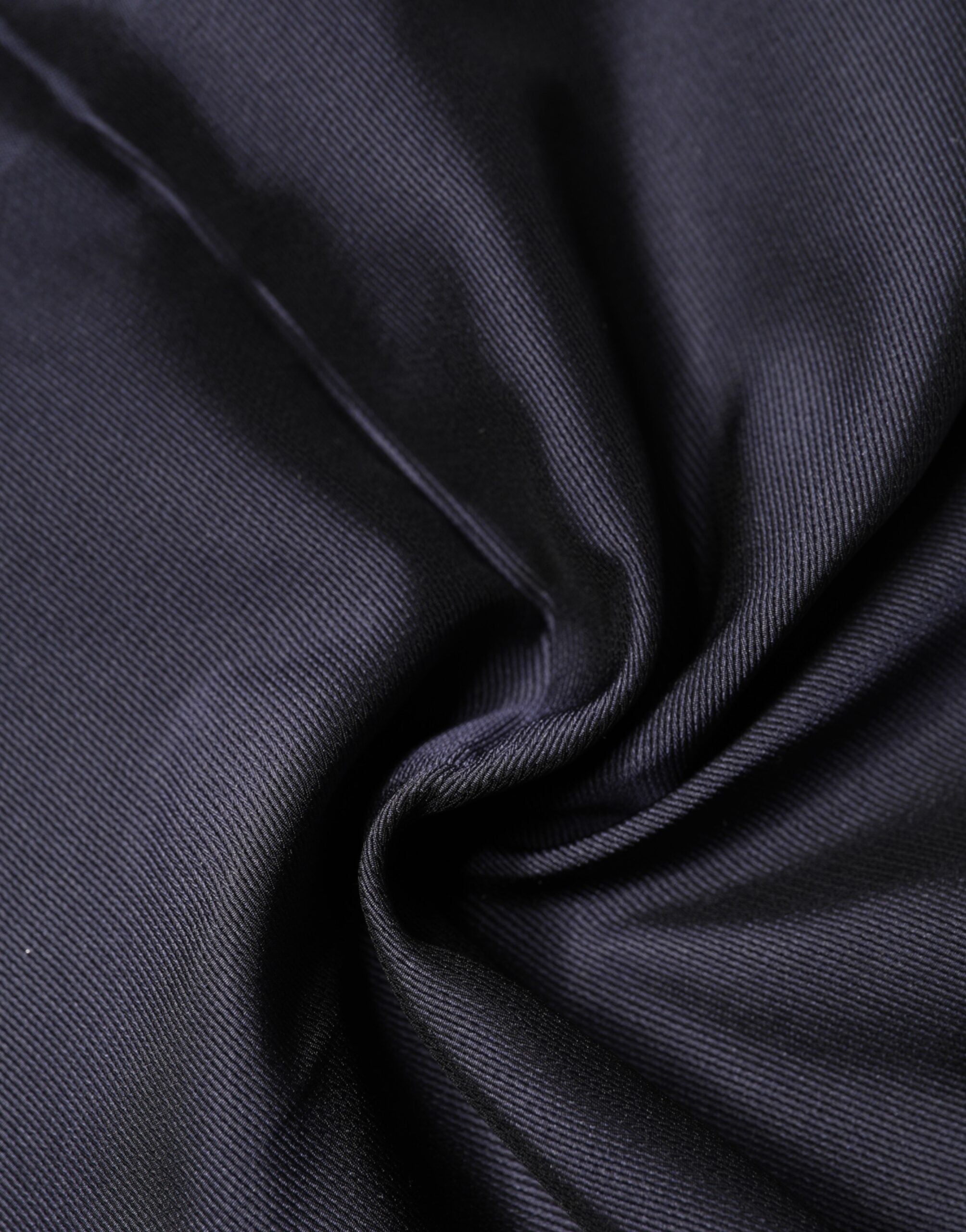 Blue Logo Silk Men Square Handkerchief Scarf