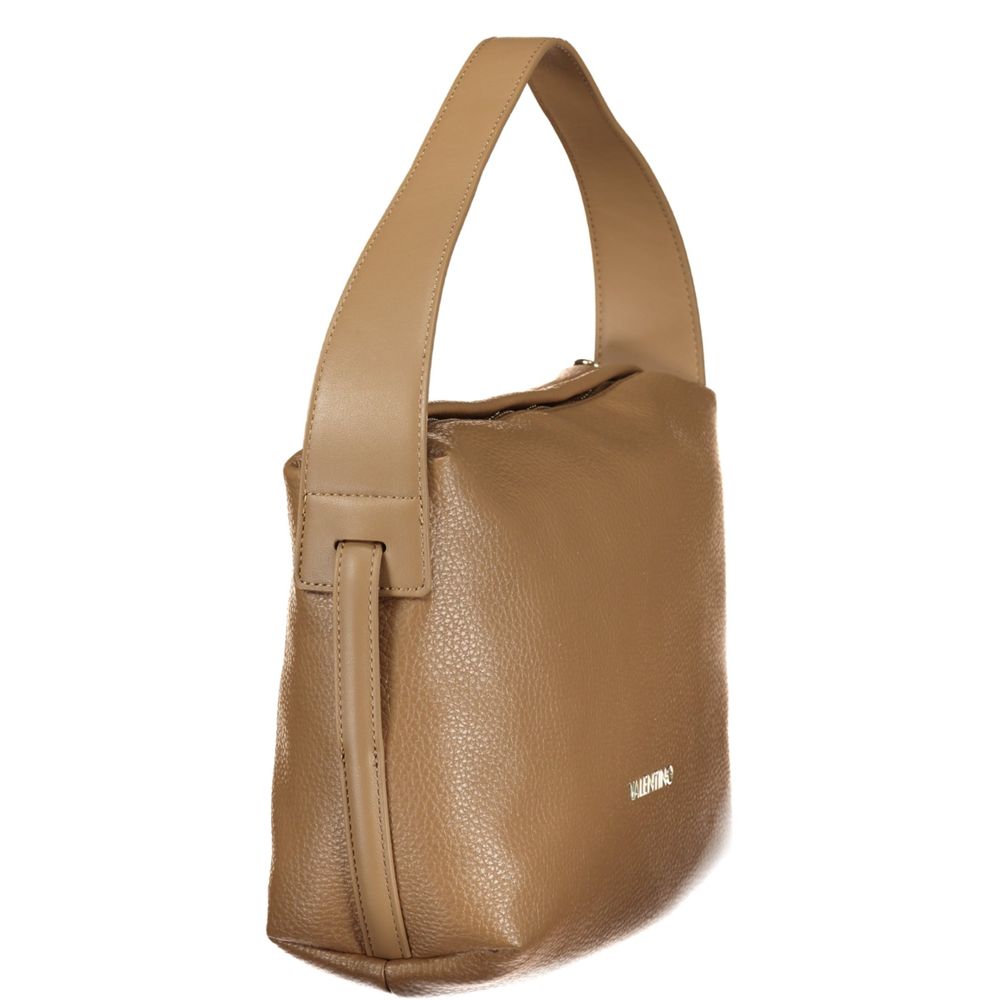 Brown Polyurethane Women's Bag
