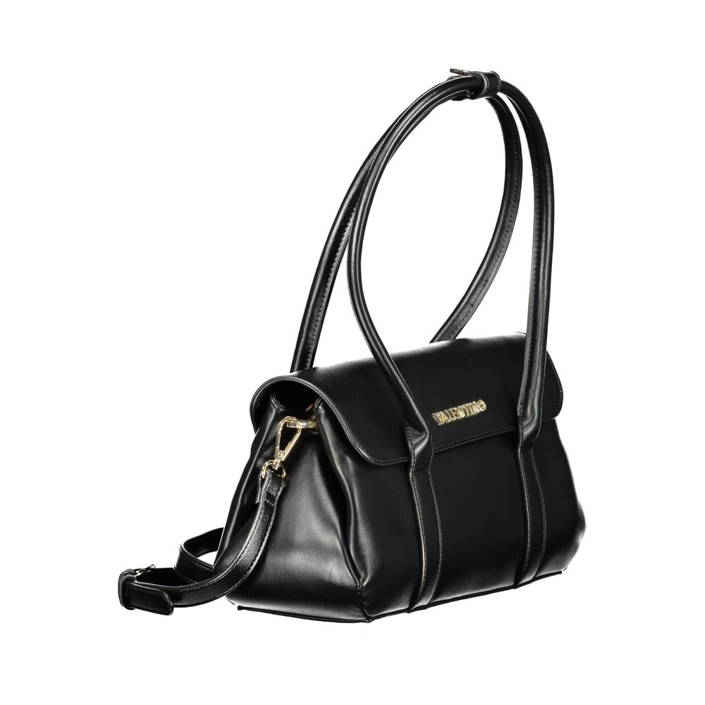 Black Polyurethane Women's Bag