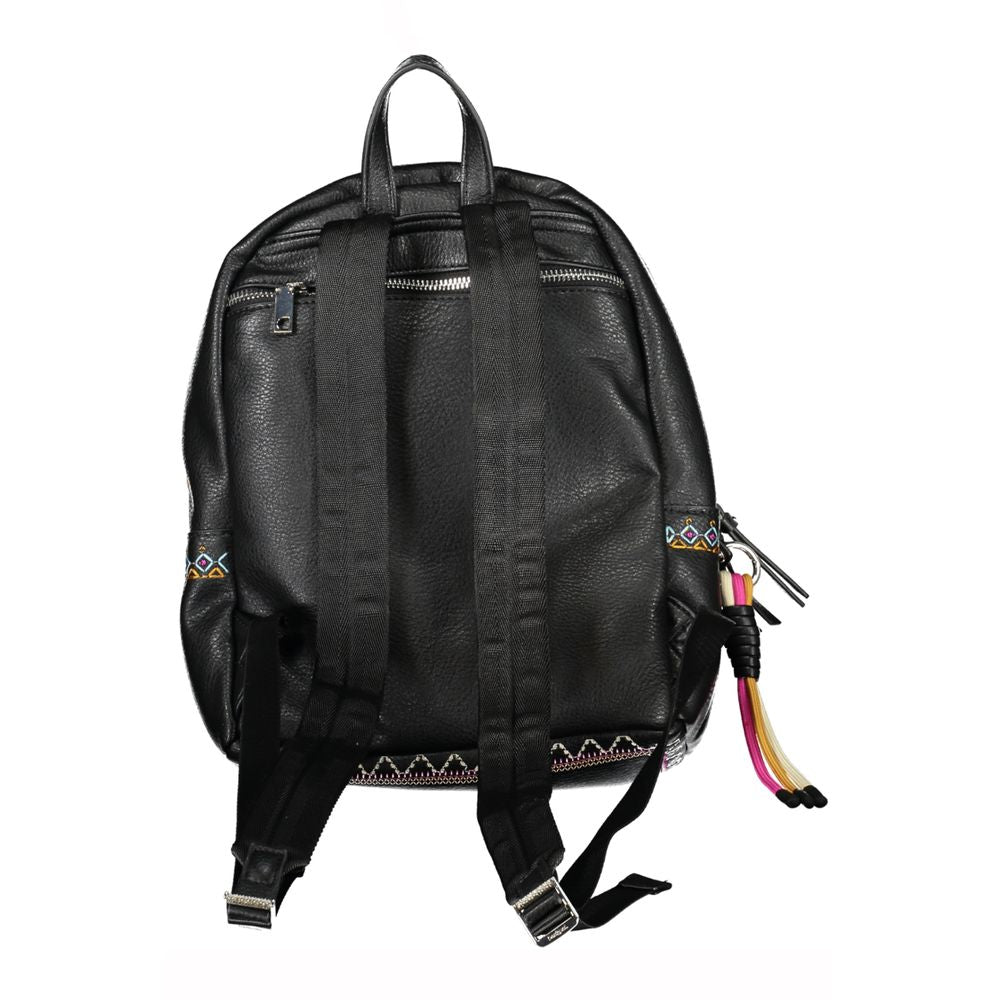 Black Polyethylene Backpack